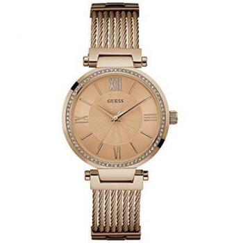 Guess Women's Analogue Classic Quartz Watch with Stainless Steel Strap W0638L4