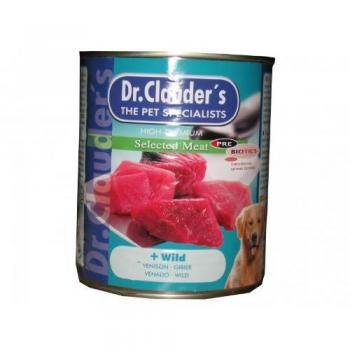 Lata de Tripa para Perros Dr. Clauder 800g - Selección de Carne 12 Unidades