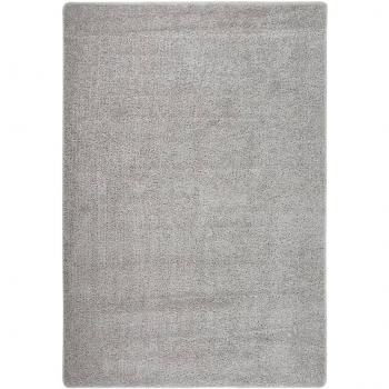Alfombra antideslizante Shaggy gris claro 120x170 cm