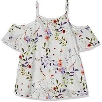 NAME IT Nkfhussa SS Blouse Blusa, Blanco