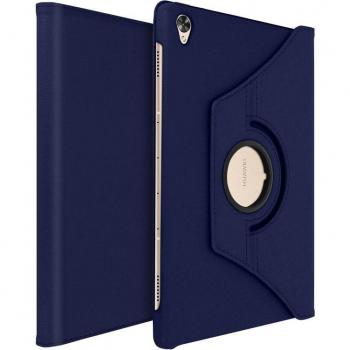 Funda Libro Soporte Azul Oscuro para Huawei MediaPad M6