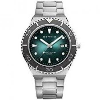 Reloj Bering Classic 18940-708 para hombre de acero con esfera verde