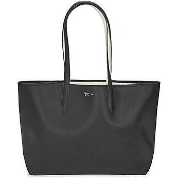 Lacoste Anna Reversible Bicolor Women's Shopper Bag with Wallet - Black and Multicolor