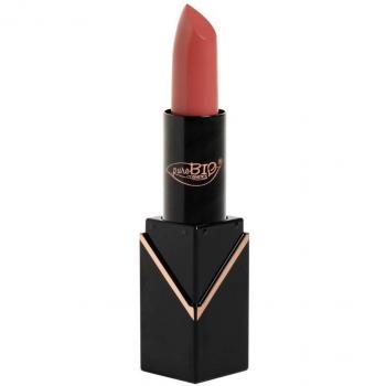 puroBIO Cosmetics Creamy Matte Lipstick Shade 104 Rosa Pesca 4.4 g
