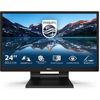 Philips 242B9T - 24 Inch FHD Touch Screen Monitor, 60Hz, 5ms, IPS, FlickerFree, SmoothTouch