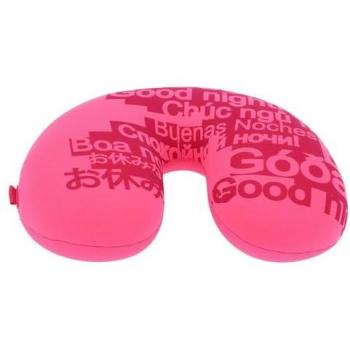 Almohada de viaje TOTTO Almo-P52 con diseño ergonómico, relleno de microperlas, funda suave y lavable, ideal para soporte en cuello durante viajes