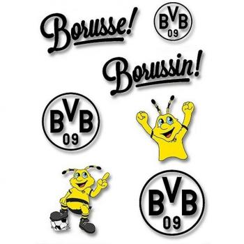 Borussia Dortmund Cristal/Ventana imágenes/cristal pegatina dekorauf BVB 09