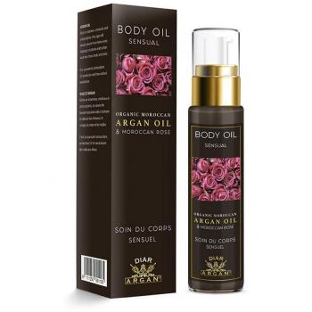 Aceite Corporal Sensual de Argán y Rosa de Marruecos 50ml - Diar Argan