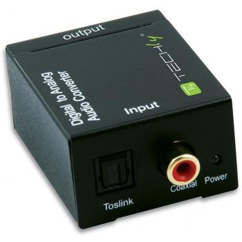 Convertidor de Audio Digital SPDIF a Analógico RCA L/R - Techly IDATA SPDIF-3