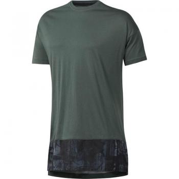 Camiseta de Manga Corta Hombre Reebok Essentials  Verde