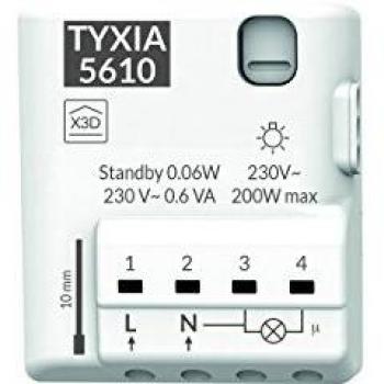 Receptor de iluminación Tyxia 5610 - 1 vía - Control remoto y por voz - Delta Dore