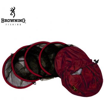 Browning Netze und Landungshilfen Setzkescher 3.50m Rubber Mesh - Retel para pesca, color multicolor