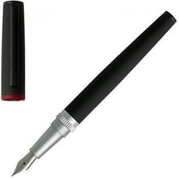 HUGO BOSS HSG8022A FOUNTAIN PEN GEAR BLACK