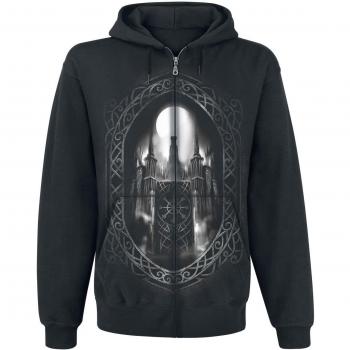 Toxic Angel Hel Sudadera capucha con cremallera Negro S