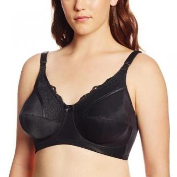 Royce Nursing Jasmine - Negro - sin aro Maternidad Sujetador 469 34H UK