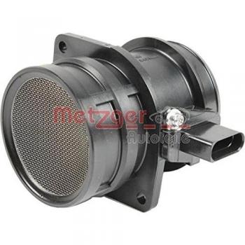 Medidor de Masa de Aire Metzger 0890349 para Audi A4, A6 y Seat Exeo - Sensor Original de Flujo de Aire Massivo