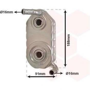 Radiador de aceite para transmisión automática VAN WEZEL 58003110