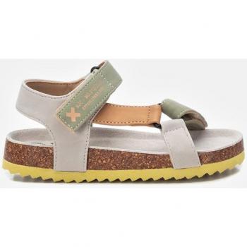 Sandalias de niños Xti Kids modelo 150843 en color gris con diseño tipo cangrejera y planta de piel