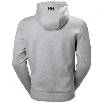 Helly Hansen para hombre HP océano cremallera completa sudadera con capucha, hombre, 53010, gris, X-Large