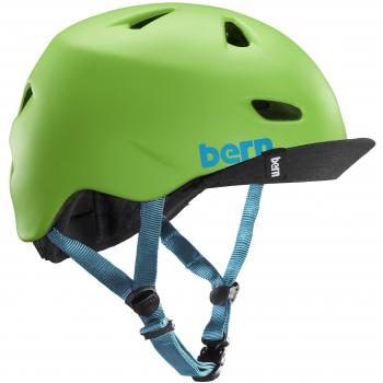 Bern - Casco para Bicicleta - Modelo: Brentwood Matte Bright. Color: Verde Neon. Talla: L/XL
