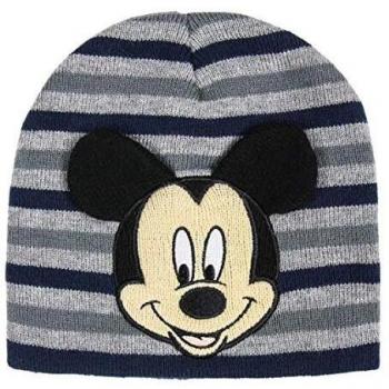 ARTESANIA CERDA Gorro con Aplicaciones Mickey Punto, Gris