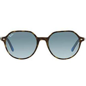 Ray-Ban RB2195 Thalia 13163M Havana On Light Blue/Blue Gradient Grey Men's Sunglasses