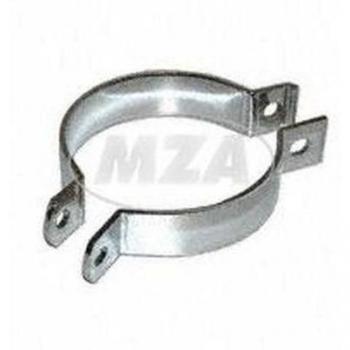 MZ 2 piezas abrazadera de escape con soporte - TS250, ETZ250, ETS250
