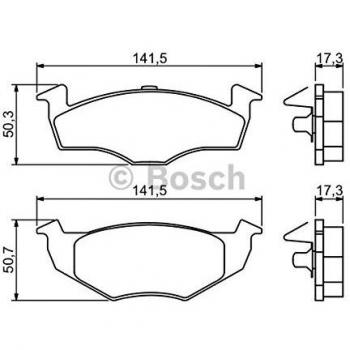 Bosch 986494005 juego de pastillas de frenos