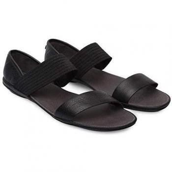 CAMPER Right Women's Sandals - Black, Size 42, Smooth Leather - 50% OFF at Signup