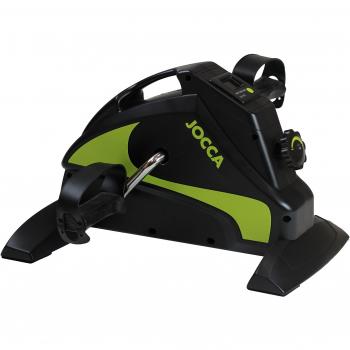 Jocca 6216 Pedaleador con Display, Unisex Adulto, Negro/Lima, Talla Única