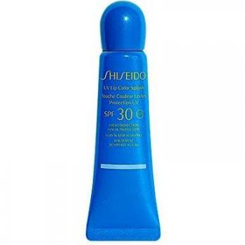 Shiseido UV Lip Color Splash, Pintalabios con Color Protección UV SPF30, Rojo