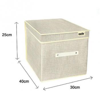 Caja Organizadora Portátil Salvaspacio 25x40x30 cm