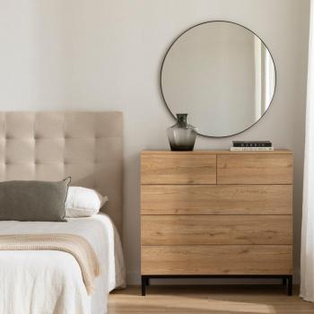 Cómoda Kenay Home efecto madera natural 40 cm x 100 cm