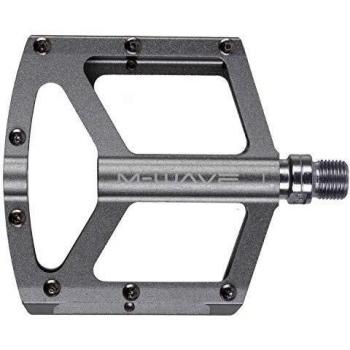 Pedales BMX M-Wave Freedom SL de Aluminio y Titanio, 297g, Asiento CRMO, Color Plateado