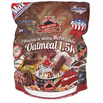Max Protein Oatmeal Sac Harina Termo-Activada de Avena - 1500 gr