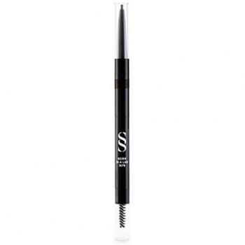 Sensilis - Lápiz de Cejas Eyebrow Sculptor 3 en 1 que Dibuja, Rellena y Peina, Tono 04 Espress
