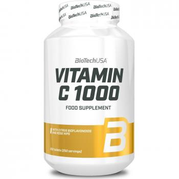 Vitamina C 1000 con bioflavonoides - 250 tabletas de Biotech USA