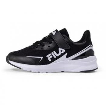Fila Crusher Kids' Sneakers - Black-White Running Shoes