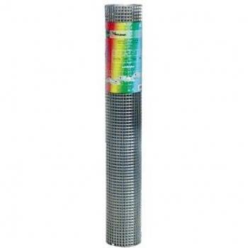 Malla Electrosoldada Ligera Galvanizada 19x19 Alto 100 cm. Rollo 10 Metros Uso Domestico