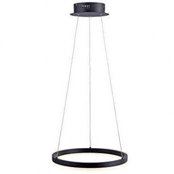 Lámpara de techo LED TITUS antracita, 28W, 3000K, altura ajustable y regulable en intensidad