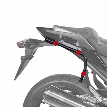 Shad P0NS24IF Soporte Maletas 3P System para Bajaj Pulsar As 150/200, Negro