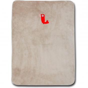 Baby Boum Softy Crazy 83 - Manta 75 x 100 cm, color sesame