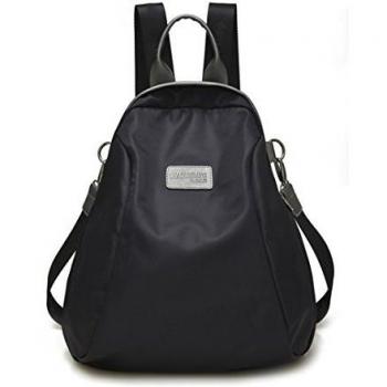 Wewod Mochila Saco Impermeable／Mochilas Escolares Universidad／Mochila Hipster Nylon/Mochila Bolso para Mujer Casua 28 x 36 x 16 cm