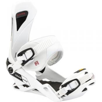 Nitro Team Pro '24 Fijaciones de Snowboard, plástico, Blanco, Medium