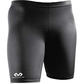 Leggings Cortos de Compresión McDavid Negros 2XL para Mujer
