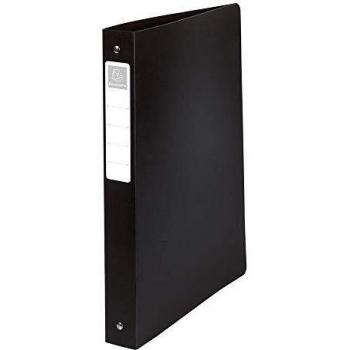Exacompta 089595 - Carpeta semi rígida, A4, color negro