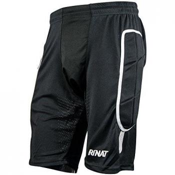 Rinat Short Moya Pantalón Corto De Portero, Unisex Adulto, Negro, AS