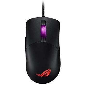 ASUS ROG Keris Lightweight FPS optical gaming mouse with ROG Paracord soft cable, specially-tuned ROG 16,000 dpi sensor, exclusive push-fit switch socket design, PBT L/R keys