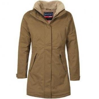 Bergson Outdoorjacke Outdoor Wintermantel Intention - Cortavientos para mujer, color marrón, talla 44
