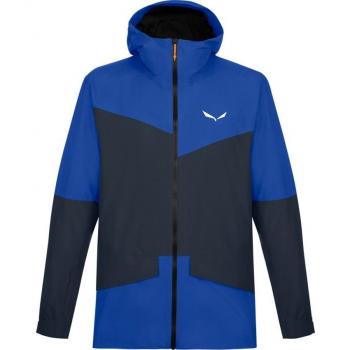 Salewa Chaqueta Puez Goretex 2l Azul con capucha, impermeable y transpirable, ligera, diseñada para actividades al aire libre